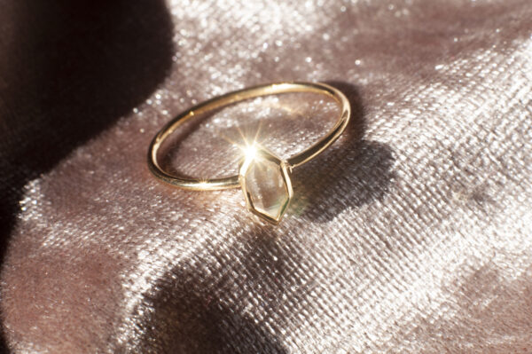 Herkimer diamant ring