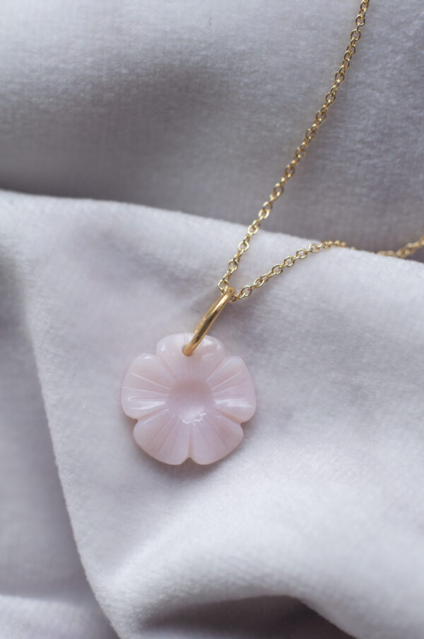 Pink opal halskæde krystaller krystal halskæde