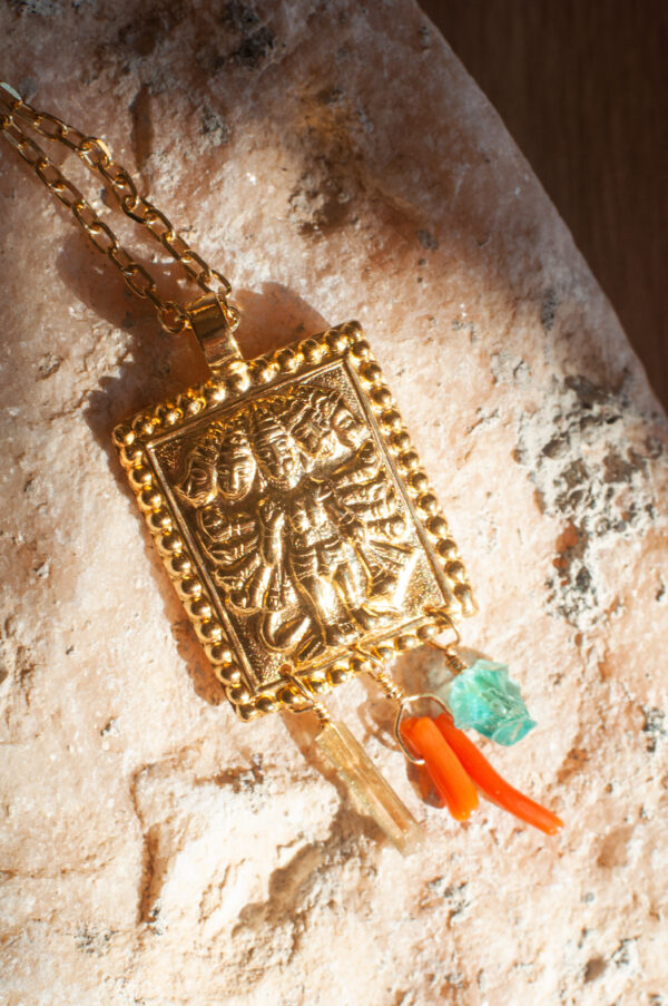 Guld amulet, religiøse smykker, smykker med betydning