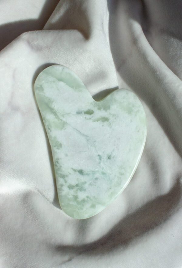 Gua sha grøn jade