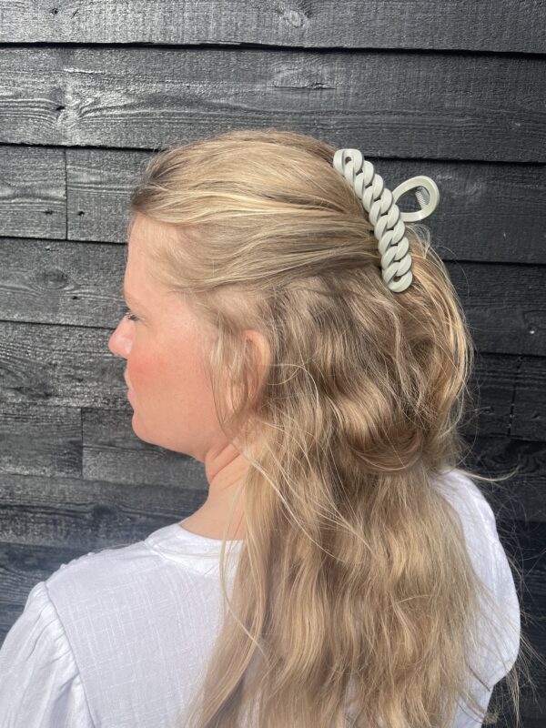 Hårklemme, grå - Image 2
